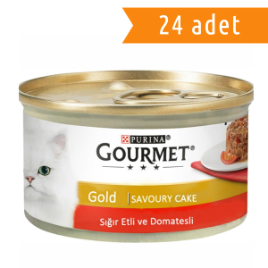 GOURMET GOLD SAVOURY CAKE SIĞIR & DOMATES 24'LÜ PAKET