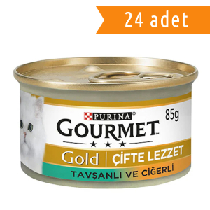 GOURMET PARÇA TAVŞAN VE CİĞERLİ 24'LÜ PAKET