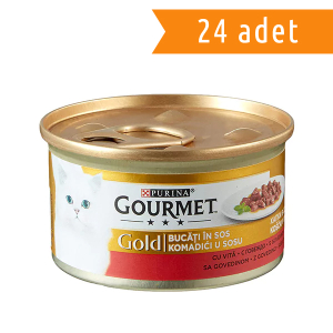 GOURMET PARÇA SIĞIR ETLİ  24'LÜ PAKET