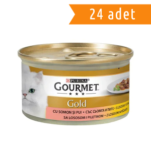 GOURMET PARÇA SOMON VE TAVUK ETLİ 24'LÜ PAKET